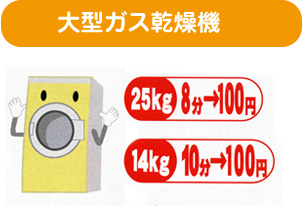 大型ガス乾燥機